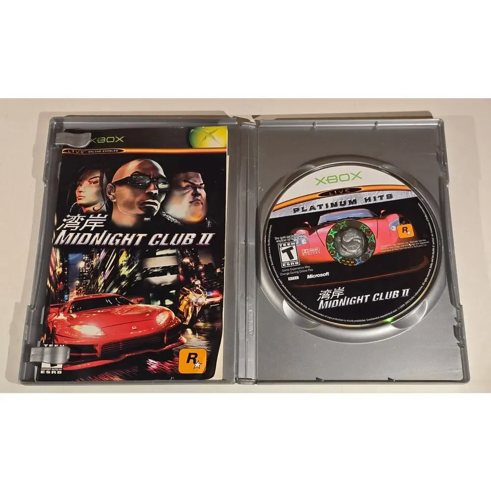 Xbox Racing Game Lot Midnight Club II RalliSport Challenge Lotus Challenge CIB